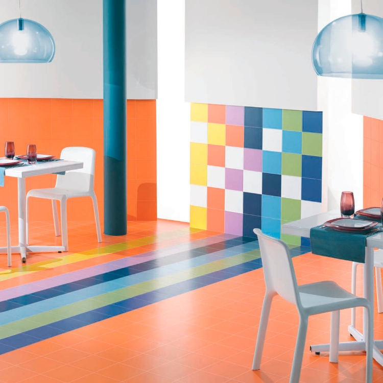 Pilt Põranda- ja seinaplaat Projectos laranja 20x20