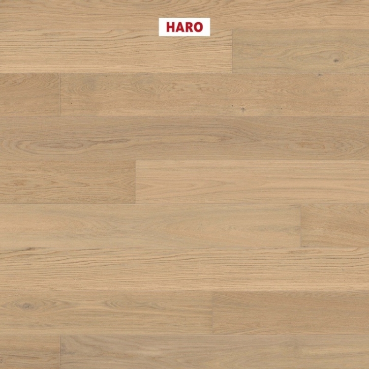 Pilt Parkett HARO 4000 Plank Tamm light white Markant 4V naturaDur