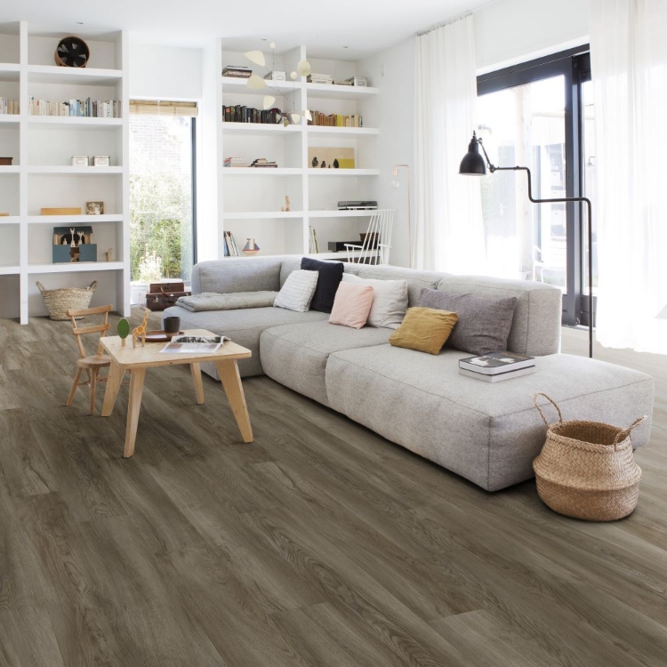 Vinüülparkett Vitality Amuse Base jurupa oak dark brown