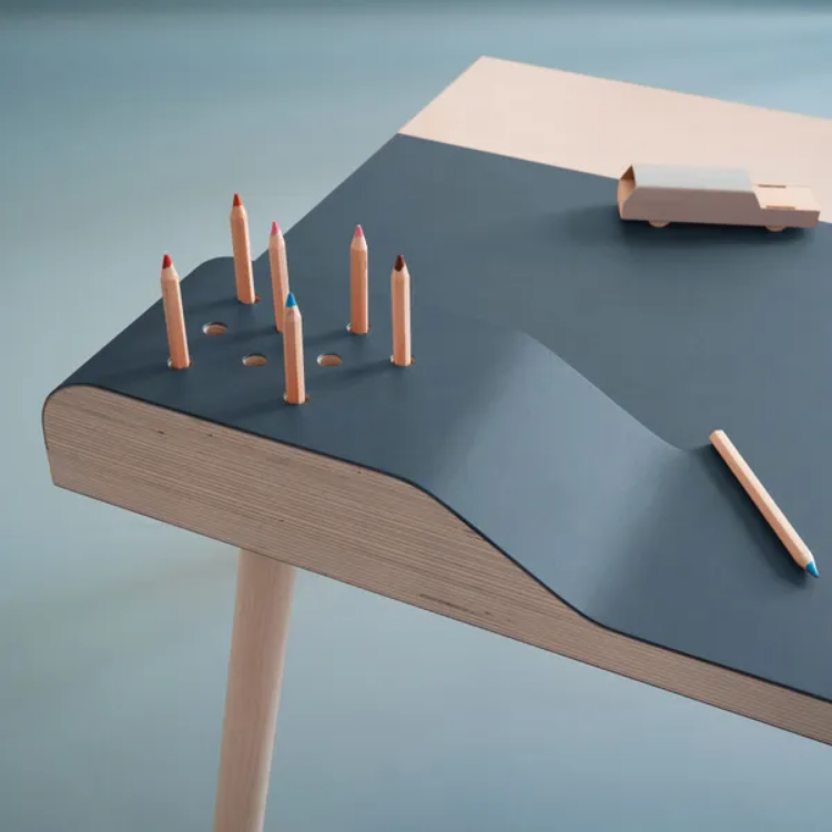 Forbo Mööblilinoleum smokey blue 4179