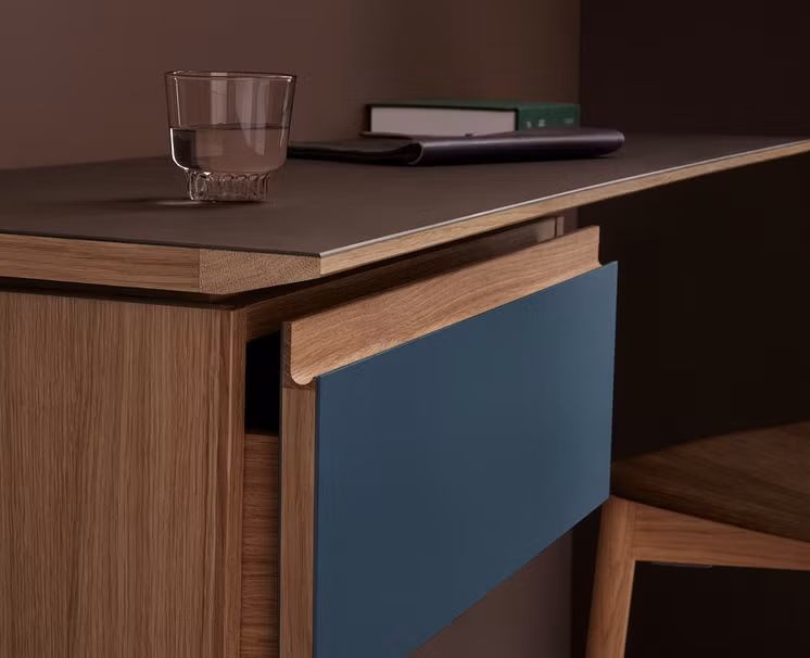 Forbo Mööblilinoleum smokey blue 4179