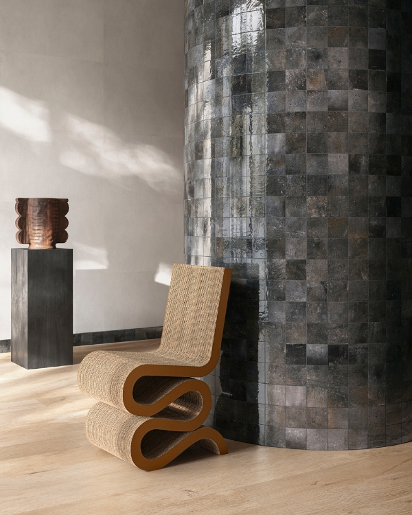 Pilt Põranda- ja seinaplaat Pixel black 10x10R