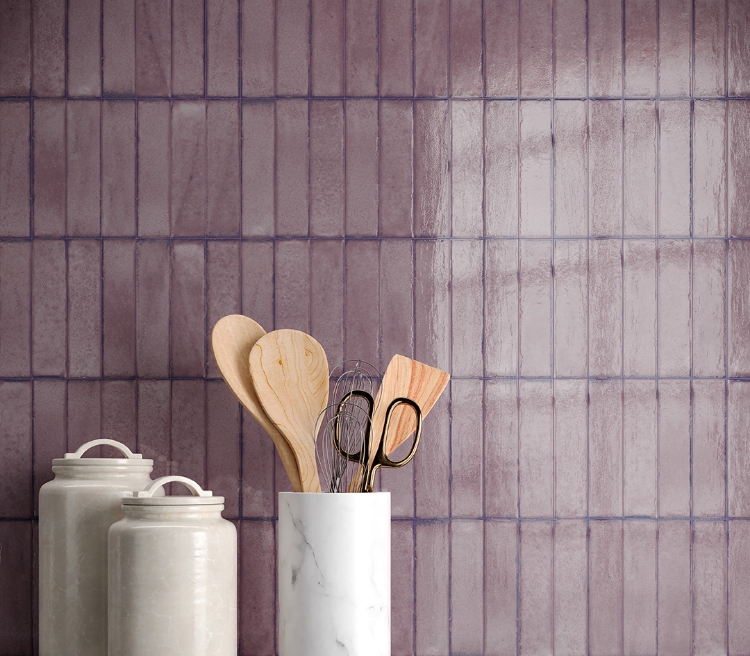 Pilt Põranda- ja seinaplaat Tetris orchid luc 5x20R