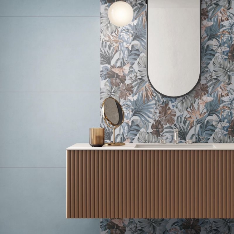 Pilt Seinaplaat Floralia bleuet 60x120R