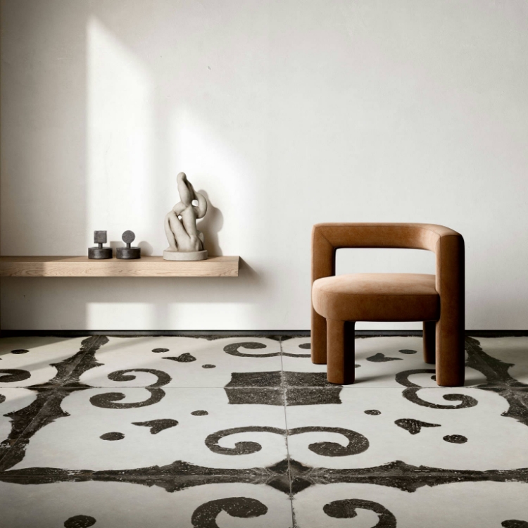 Pilt Põranda- ja seinaplaat Riggiole Deco_3 90x90