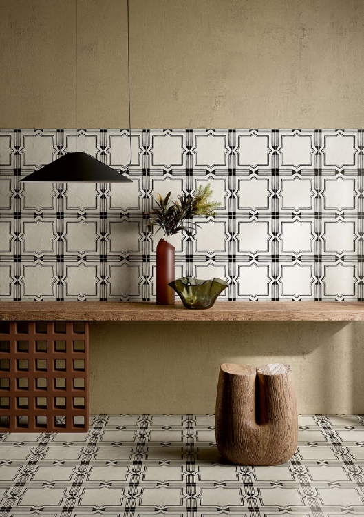 Pilt Põranda- ja seinaplaat Riggiole Deco_2 20x20 