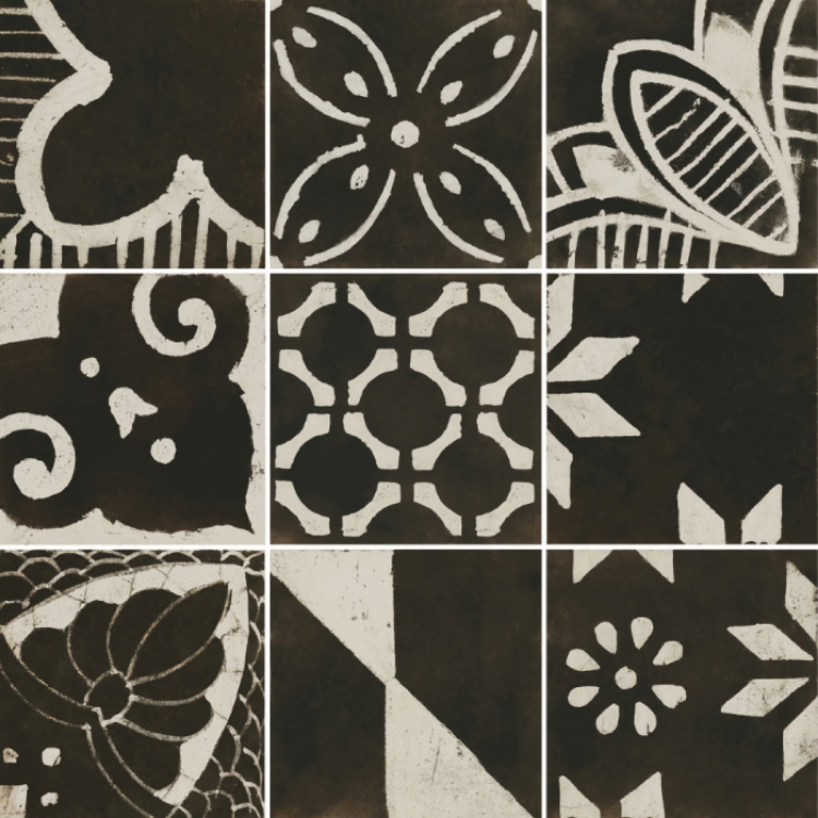 Pilt Põranda- ja seinaplaat Riggiole nero mix 30x30R  