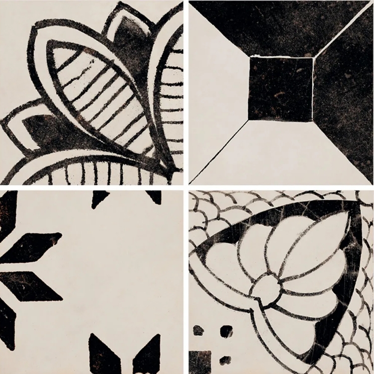 Pilt Põranda- ja seinaplaat Riggiole bianco mix 90x90R