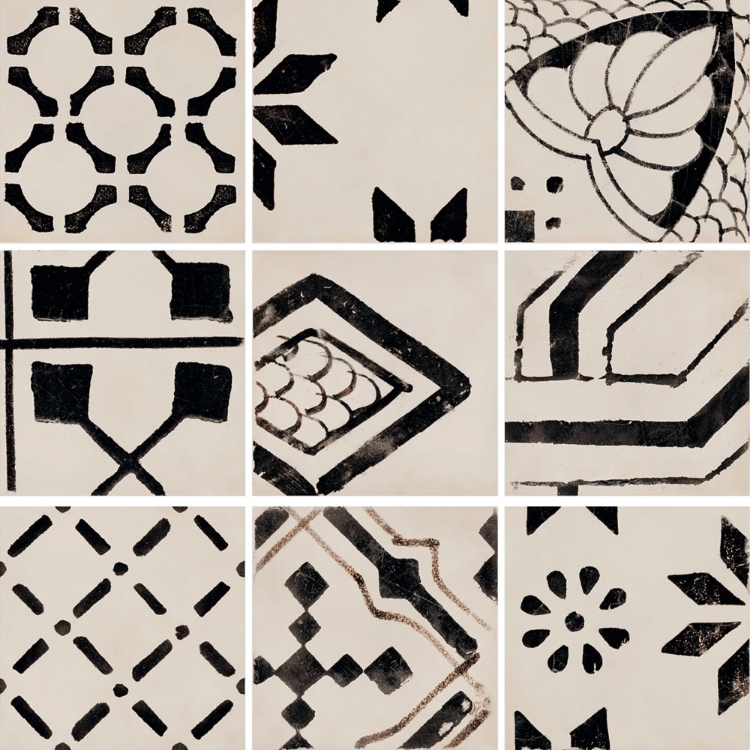 Pilt Põranda- ja seinaplaat Riggiole bianco mix 30x30R  