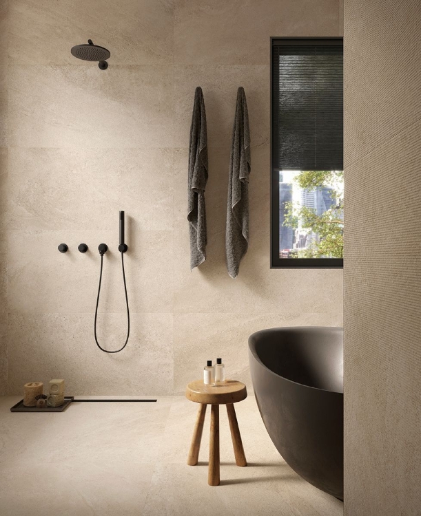 Pilt Põranda- ja seinaplaat Bergstone ivory 120x120R